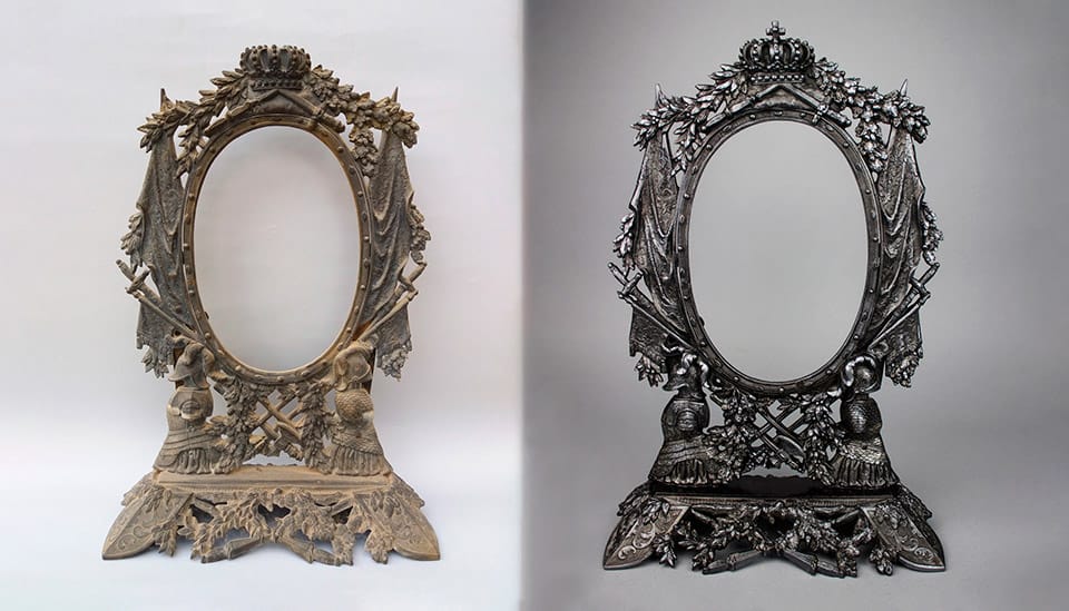 Реставрация старинного зеркала